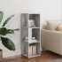 Mueble de esquina madera ingeniería gris hormigón 33x33x100