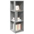 Mueble de esquina madera ingeniería gris hormigón 33x33x100