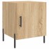 Mesitas noche 2 uds madera ingeniería roble Sonoma 40x40x50