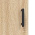 Mesitas noche 2 uds madera ingeniería roble Sonoma 40x40x50