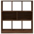 Estantería madera contrachapada marrón roble 97,5x29,5x100
