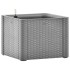 Arriate con sistema de riego automático gris 43x43x33