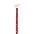 Cuerda de barco polipropileno rojo 8 mm 250