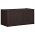 Caja de cojines marrón 85 L 86x40x42