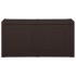Caja de cojines marrón 85 L 86x40x42