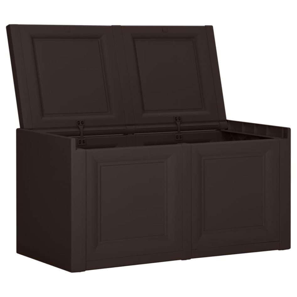 Caja de cojines marrón 85 L 86x40x42