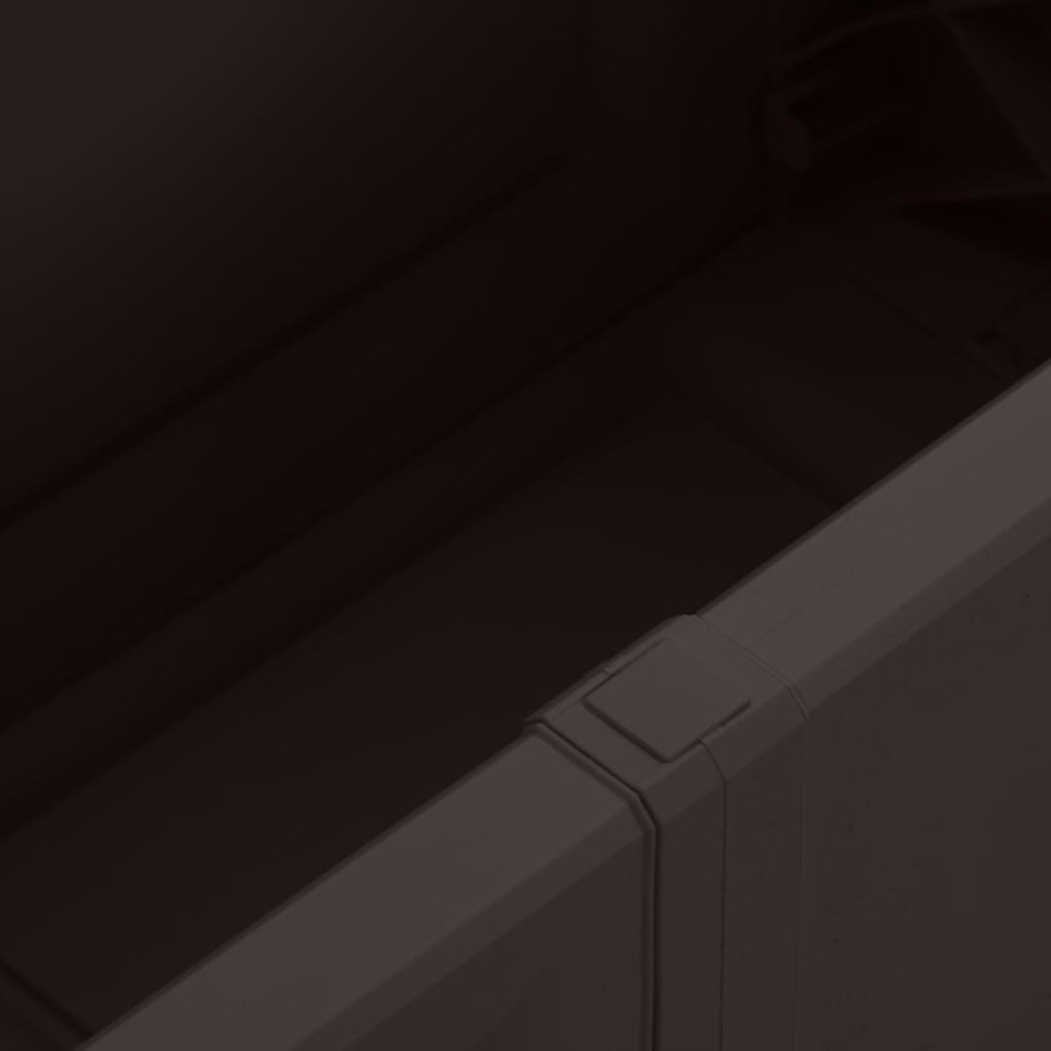 Caja de cojines marrón 85 L 86x40x42