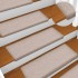 Alfombras de peldaños de escalera 15 uds gris topo 65x21x4