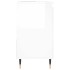 Armario de baño madera contrachapada blanco brillo 65x33x60
