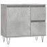 Armario de baño madera contrachapada gris hormigón 65x33x60
