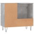 Armario de baño madera contrachapada gris hormigón 65x33x60