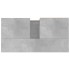 Armario de baño madera contrachapada gris hormigón 65x33x60