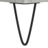 Armario de baño madera contrachapada gris hormigón 65x33x60