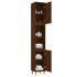 Armario de baño madera contrachapada roble marrón 30x30x190
