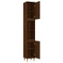 Armario de baño madera contrachapada roble marrón 30x30x190