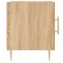 Mesitas noche 2 uds madera ingeniería roble Sonoma 40x40x50