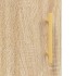 Mesitas noche 2 uds madera ingeniería roble Sonoma 40x40x50