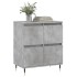 Aparador de madera contrachapada gris hormigón 60x35x70