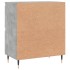 Aparador de madera contrachapada gris hormigón 60x35x70