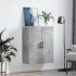 Armario de pared gris hormigón 69,5x34x90