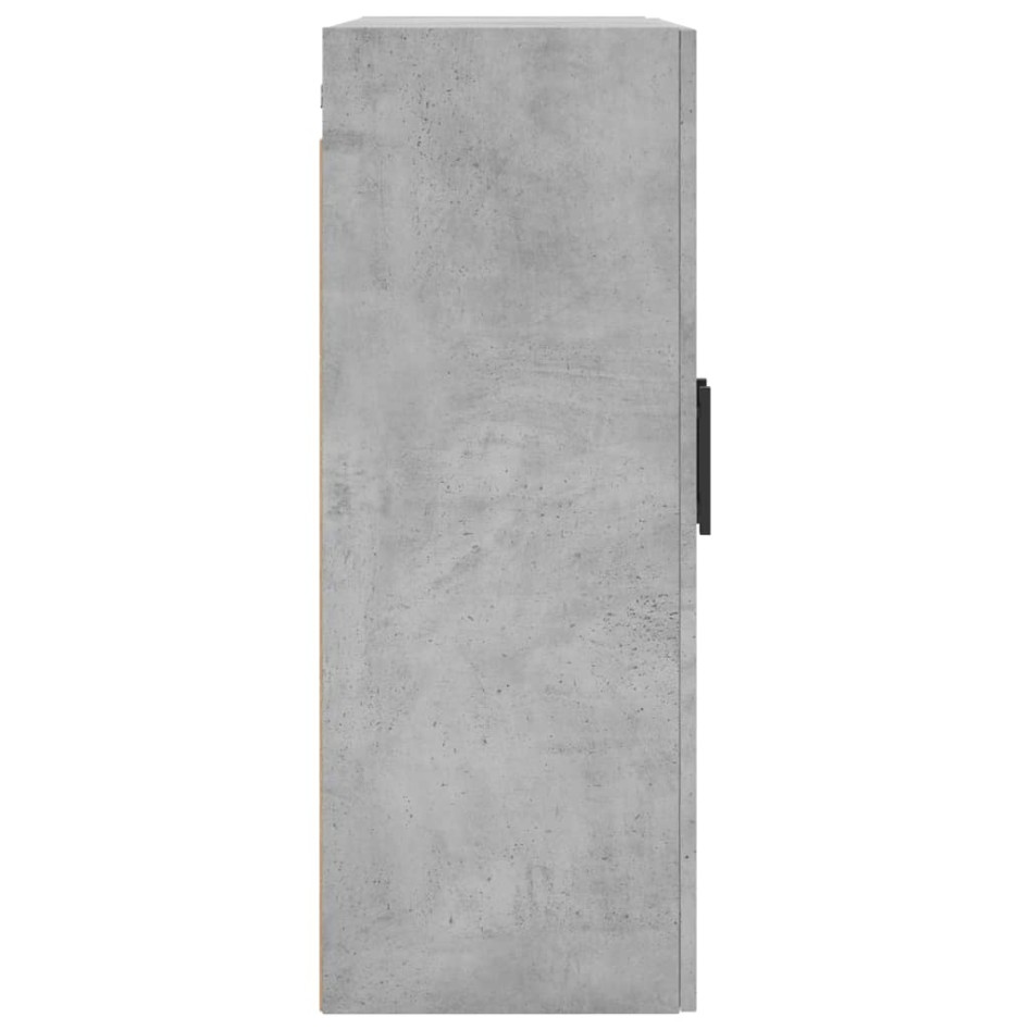 Armario de pared gris hormigón 69,5x34x90