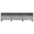 Mueble de TV madera contrachapada gris hormigón 150x30x44,5