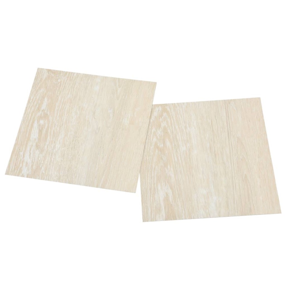 Lamas para suelo autoadhesivas 55 uds PVC beige 5,11