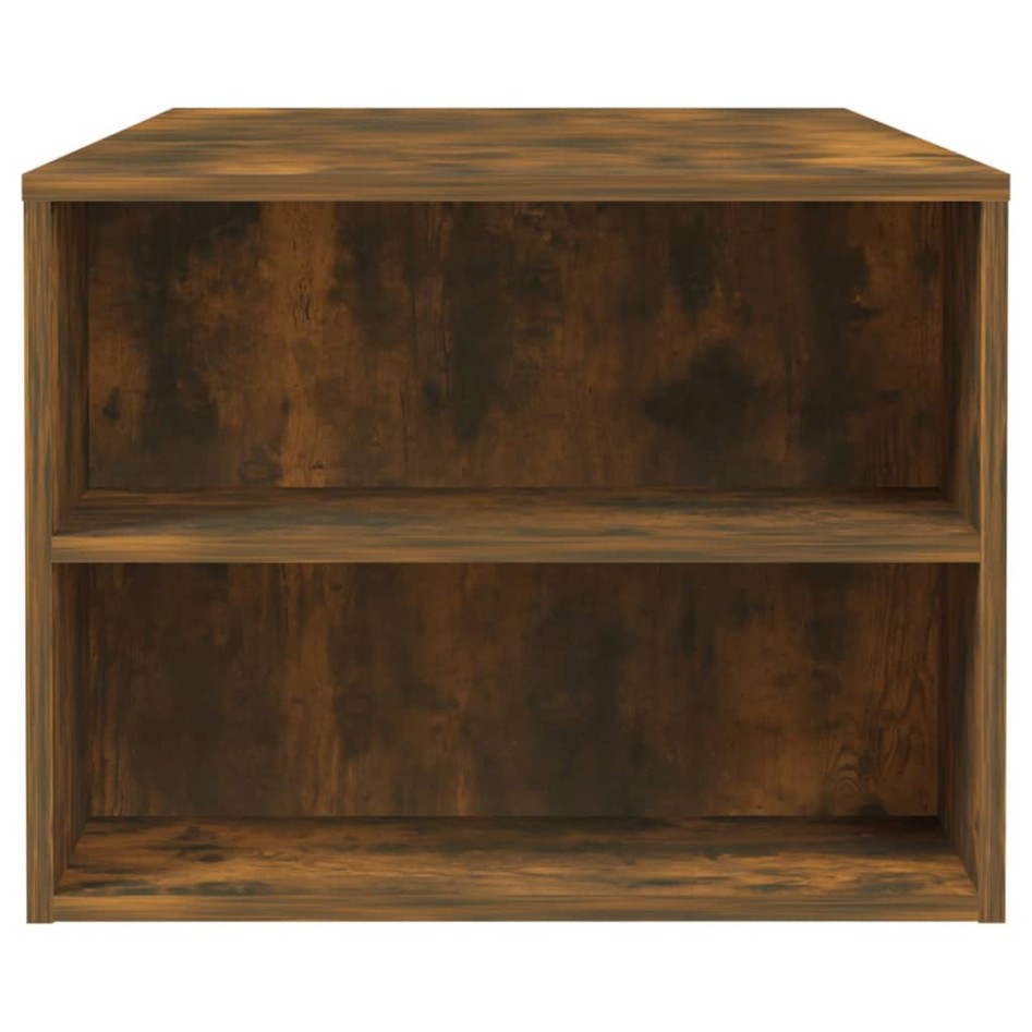 Mesa de centro madera de ingeniería roble ahumado 102x55x42