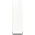 Armario de baño madera contrachapada blanco brillo 30x30x100