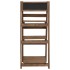 Soporte para plantas de 3 niveles y pizarra madera maciza