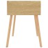 Mesita de noche madera de ingeniería roble Sonoma 40x40x56