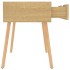 Mesita de noche madera de ingeniería roble Sonoma 40x40x56