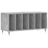 Mueble discos madera contrachapada gris hormigón 100x38x48