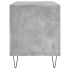 Mueble discos madera contrachapada gris hormigón 100x38x48