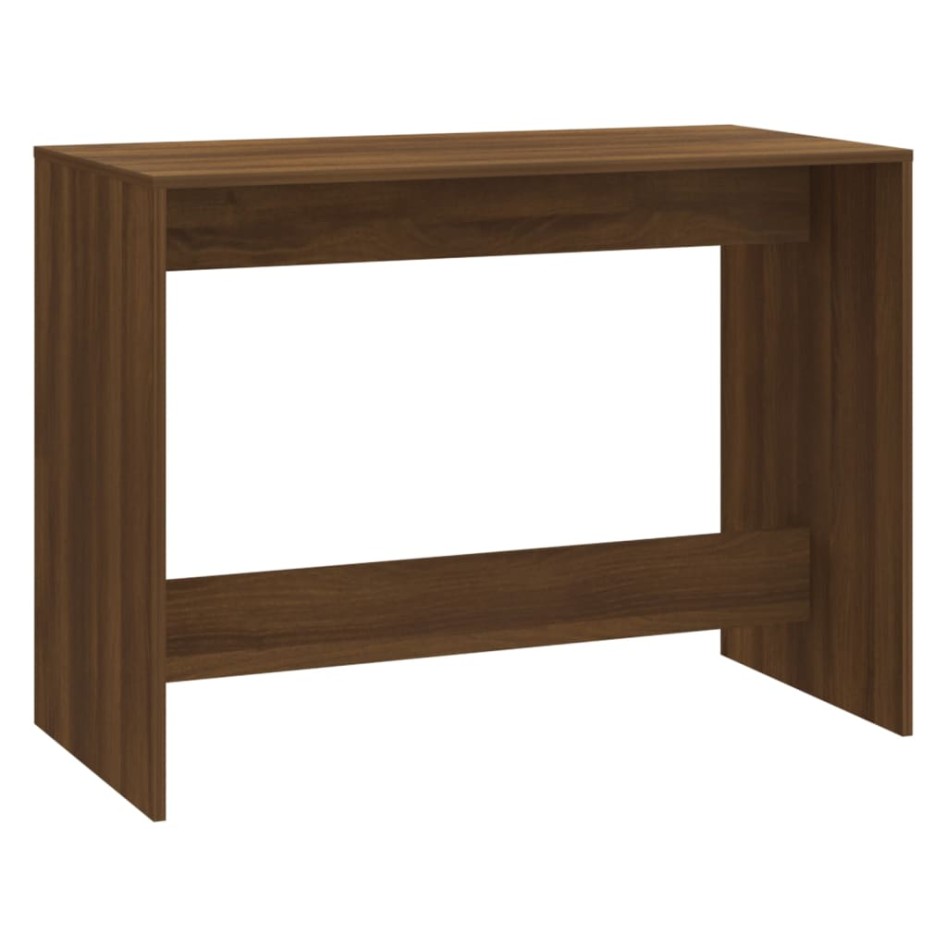 Juego de comedor 3 piezas madera ingeniería marrón