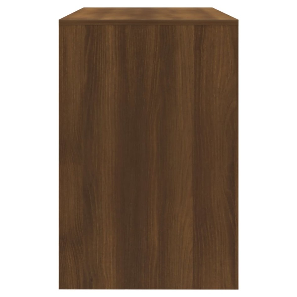 Juego de comedor 3 piezas madera ingeniería marrón