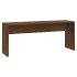 Juego de comedor 3 piezas madera ingeniería marrón