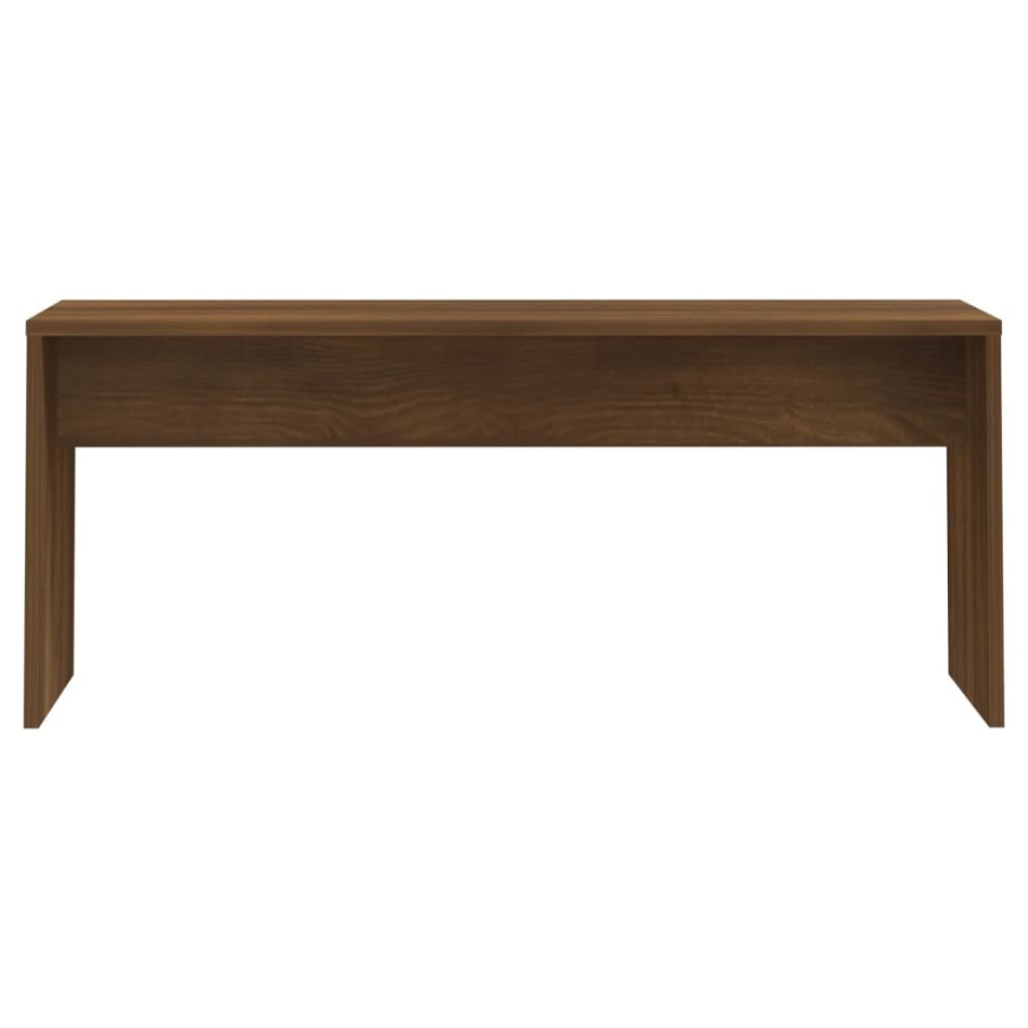 Juego de comedor 3 piezas madera ingeniería marrón