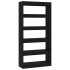 Estantería/divisor madera de ingeniería negro 80x30x166