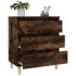 Aparador madera contrachapada color roble ahumado 60x35x70