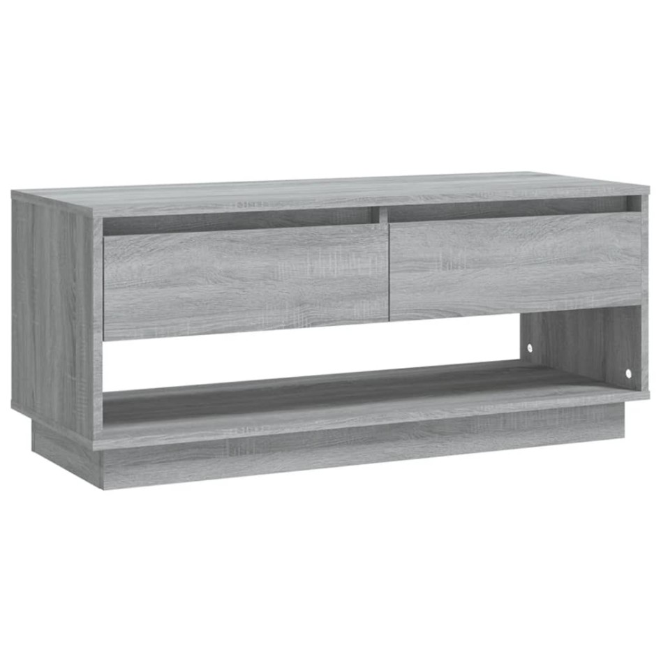Mueble de TV madera de ingeniería gris Sonoma 102x41x44