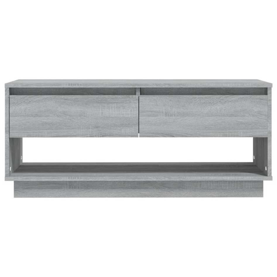 Mueble de TV madera de ingeniería gris Sonoma 102x41x44