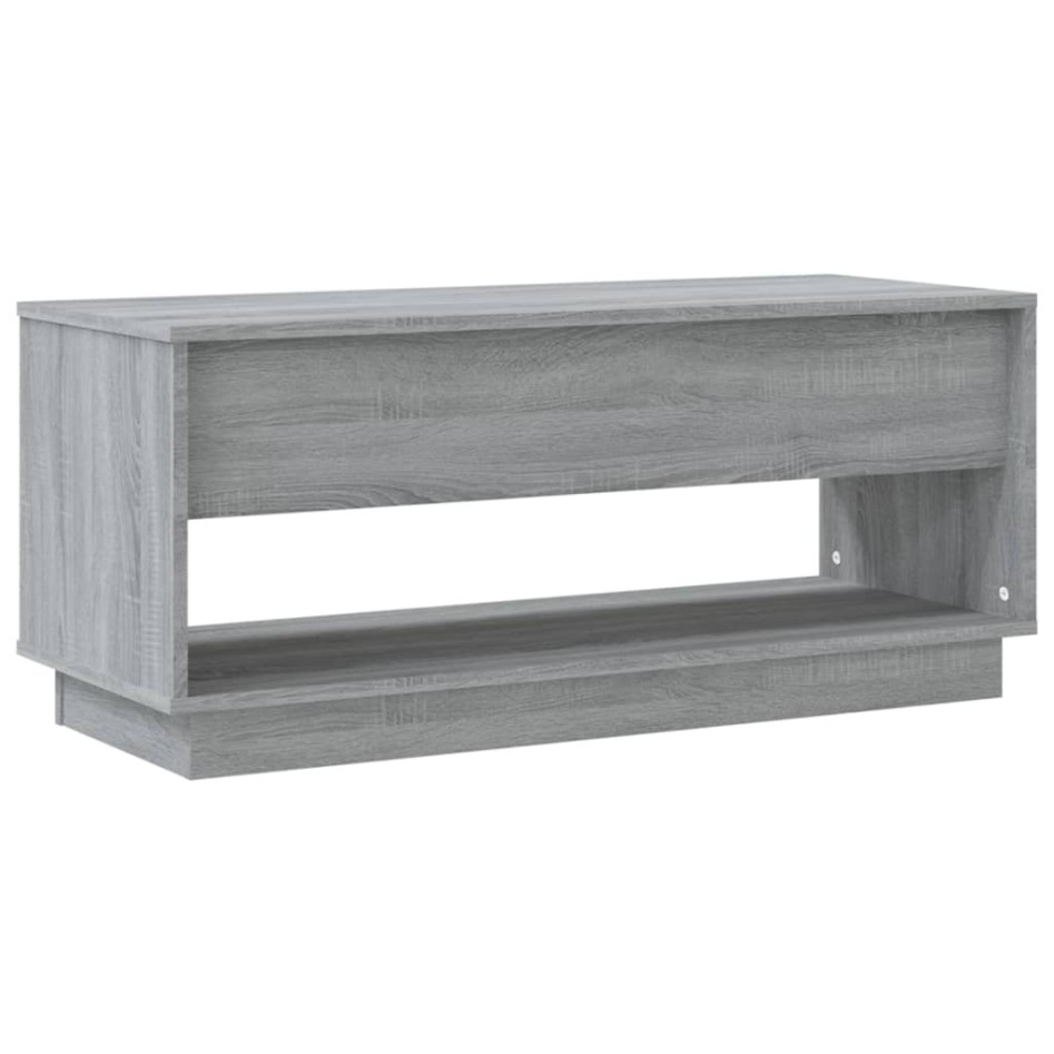Mueble de TV madera de ingeniería gris Sonoma 102x41x44