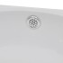 Lavabo con hueco de grifo y rebosadero cerámica