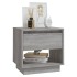 Mesitas noche 2 uds madera ingeniería gris Sonoma 45x34x44