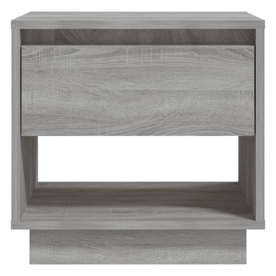 Mesitas noche 2 uds madera ingeniería gris Sonoma 45x34x44