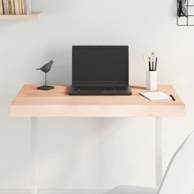 Tablero de mesa madera maciza borde natural 80x50x(2-6)