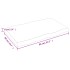 Tablero de mesa madera maciza borde natural 80x50x(2-6)
