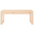 Banco de jardín madera maciza de pino 110x38x45