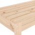 Banco de jardín madera maciza de pino 110x38x45